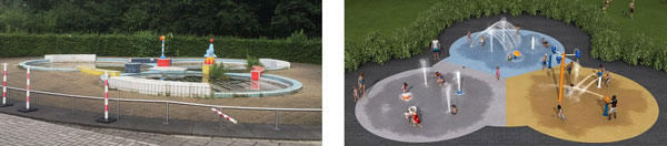 Peuterbadje Spraypark Batensteinbuiten Klein