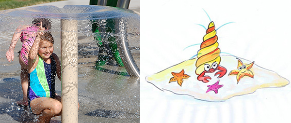 Stony Plain Spray Park Versie Met Krab