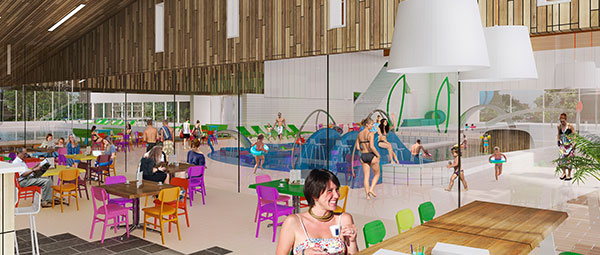 Zwembad Emmen SprayPark 600 X 255