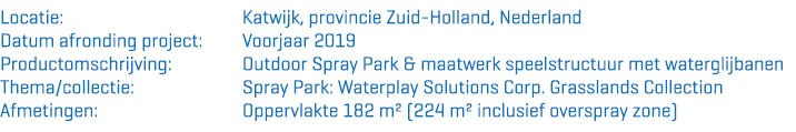 Productinformatie Referentiepagina Spray Park Katwijk