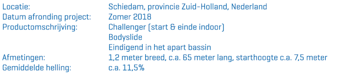 Productinformatie Referentiepagina Waterglijbaan Groenoord