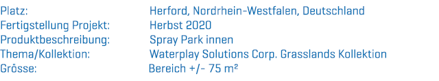 Productinformatie Referentiepagina Spray Park Herford DUI