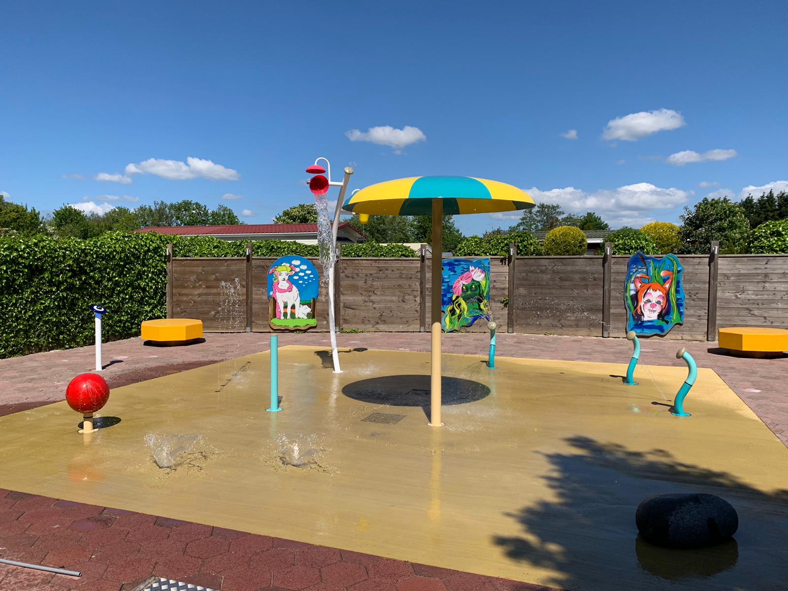 Watergames & More Camping 't Weergors Spray Park Overzicht (1)