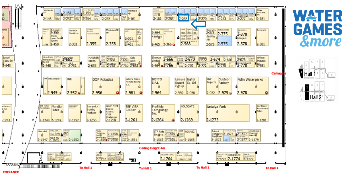 Watergames & More_IAAPA Expo Europe_Barcelona_2021_Plattegrond