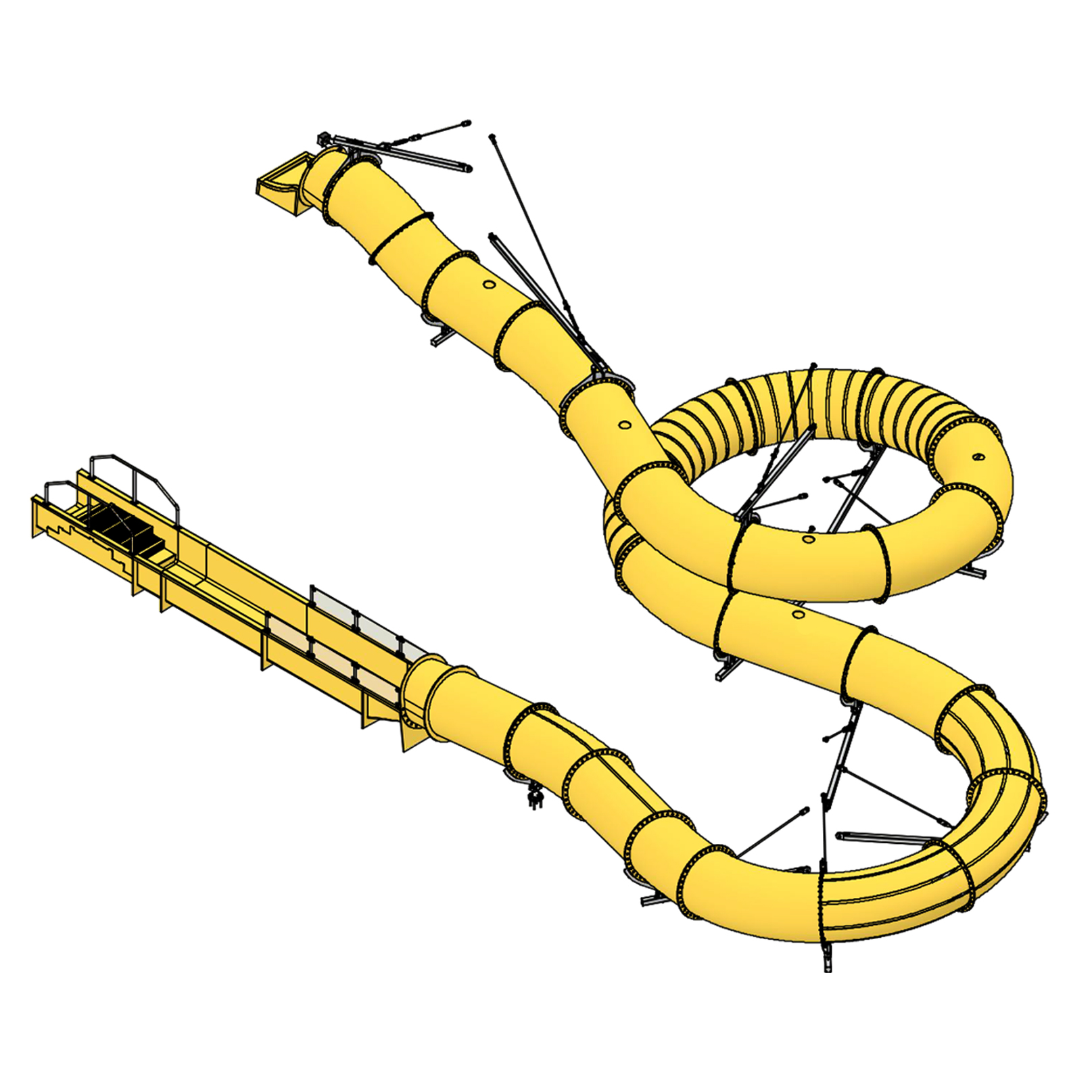 Mona Mare - Glijbaan geel