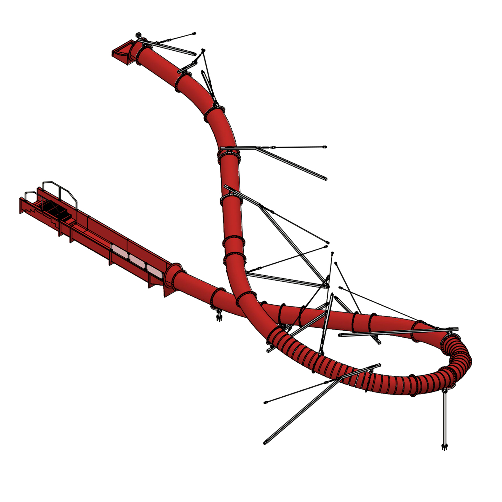 Mona Mare - Glijbaan rood