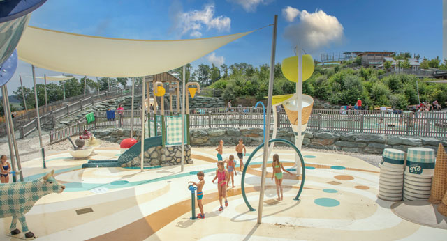 Watergames & More Eis Greissler Spray Park Overzicht Thematisering